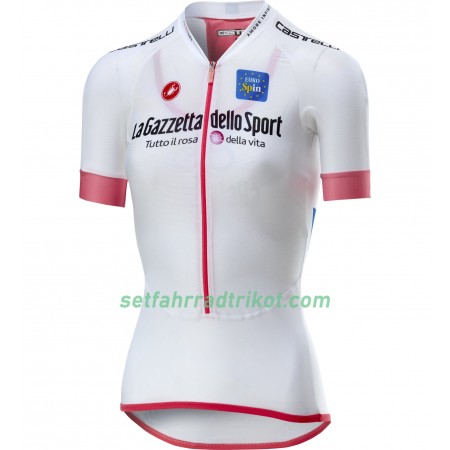 Weißes Radtrikot kurzarm 2018 Giro d'Italia Damen